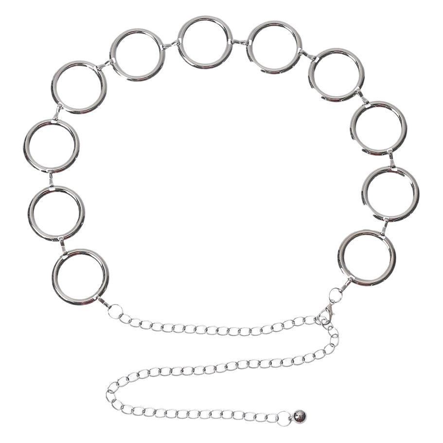 metal belts for dresses WHIPPY Durable Zinc Alloy Women's Waist Chain Belt, Adjustable Western Belt for Jeans Dress