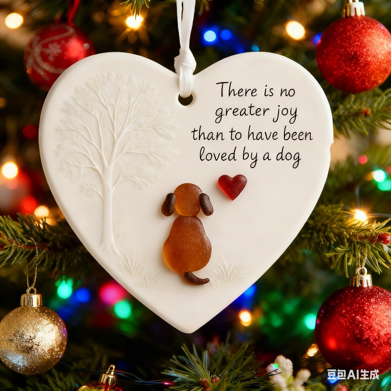 TEMU Handcrafted Sea Glass Ornament Symbolizing Friendship, Perfect For Christmas Tree Decoration, Ideal Gift For During The