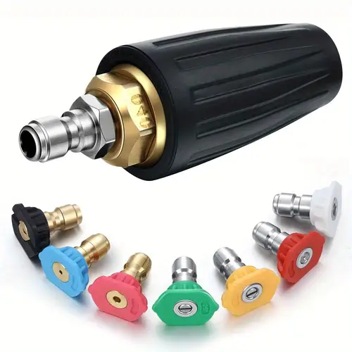 4000 psi pressure washer rotating turbo nozzle 4 0 gpm quick connector turbo nozzle with 7pcs kit
