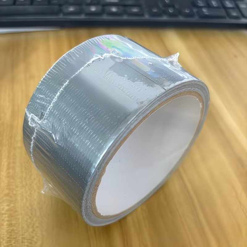 TEMU 1 Roll Of 5.5m Heavy-duty Aluminum Foil Tape - , High-temperature Resistant, Insulating, Leak-proof And Rust-proof, Seals Instantly, Used For