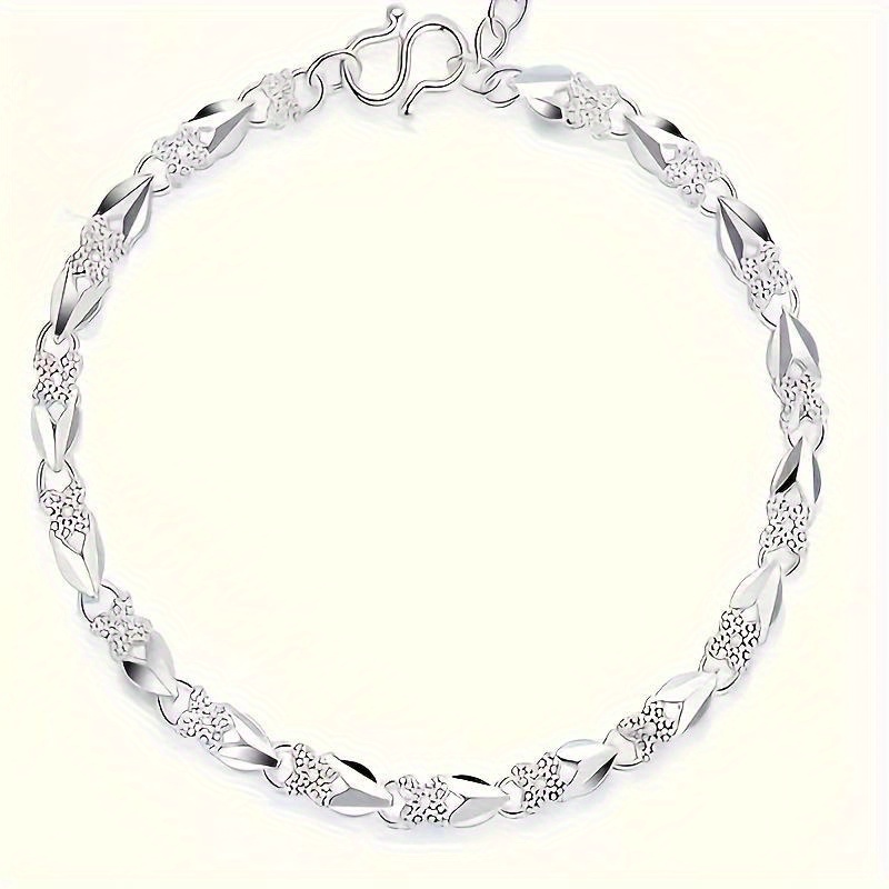 925 Silver Plated Bangle Elegant Bracelet For Daily And Party Wear_voghion.com
