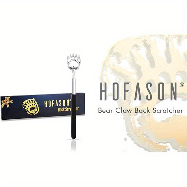 extendable back scratcher with non-slip grip - heavy-duty portable back massager, compact travel scratcher for dad, husband, grandpa - ideal her s day, christmas, birthday gifts for   - funny novelty stocking stuffers for adults, personal care accessory,  , durable construction, husband present, stretches into large land & mountain material, back scratching tool, hers day gift, great for providing good scratches, funny Product details 6