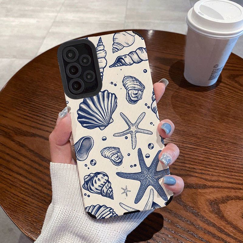 TEMU Full Screen Conch Shell Pattern Mobile Phone Case Suitable For Tpu For Galaxy A32/a01/a03s/a11/a12/a21s/a20s/a32 5g/a50/a50s/a30s/a51/a52/a52s