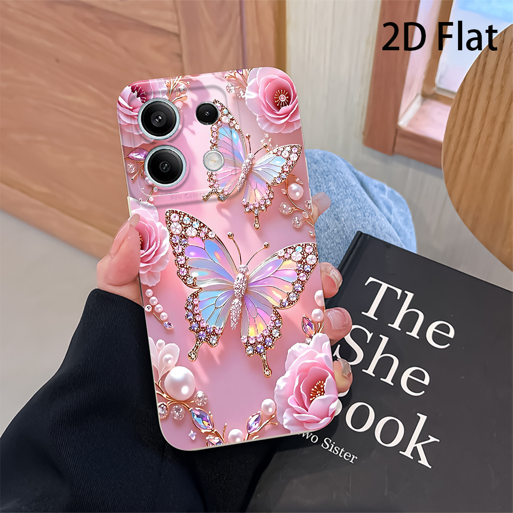 TEMU Phone Case - 2d Design Tpu Printed Phone Case For Redmi 10a 12c 13 14c 15 15c A1 Note 8 11s 12 13 14pro    15pro  For Xiaomi 17pro 17pro Max 10t