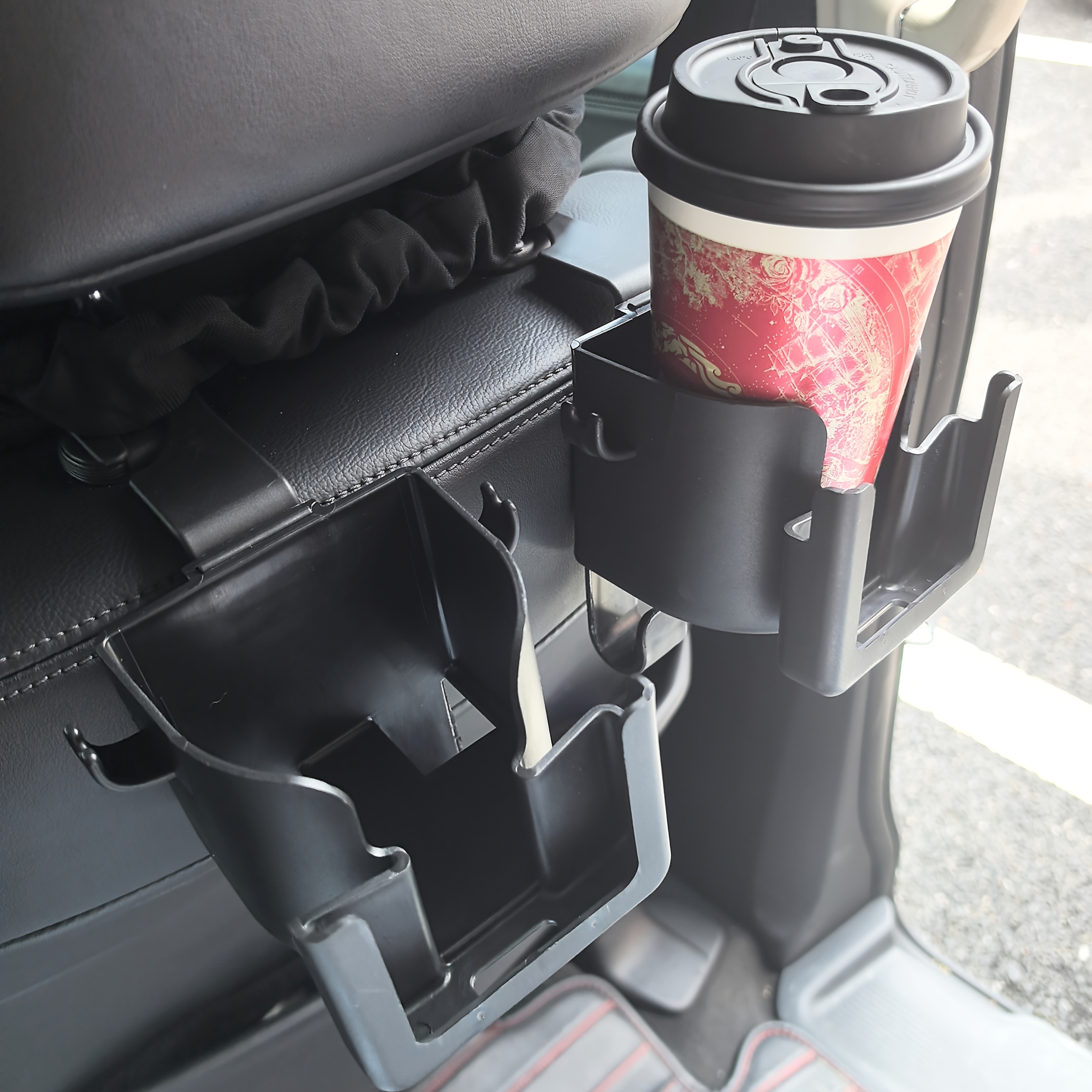 Multi-Function Car Seat Back Organizer with Cup Holder