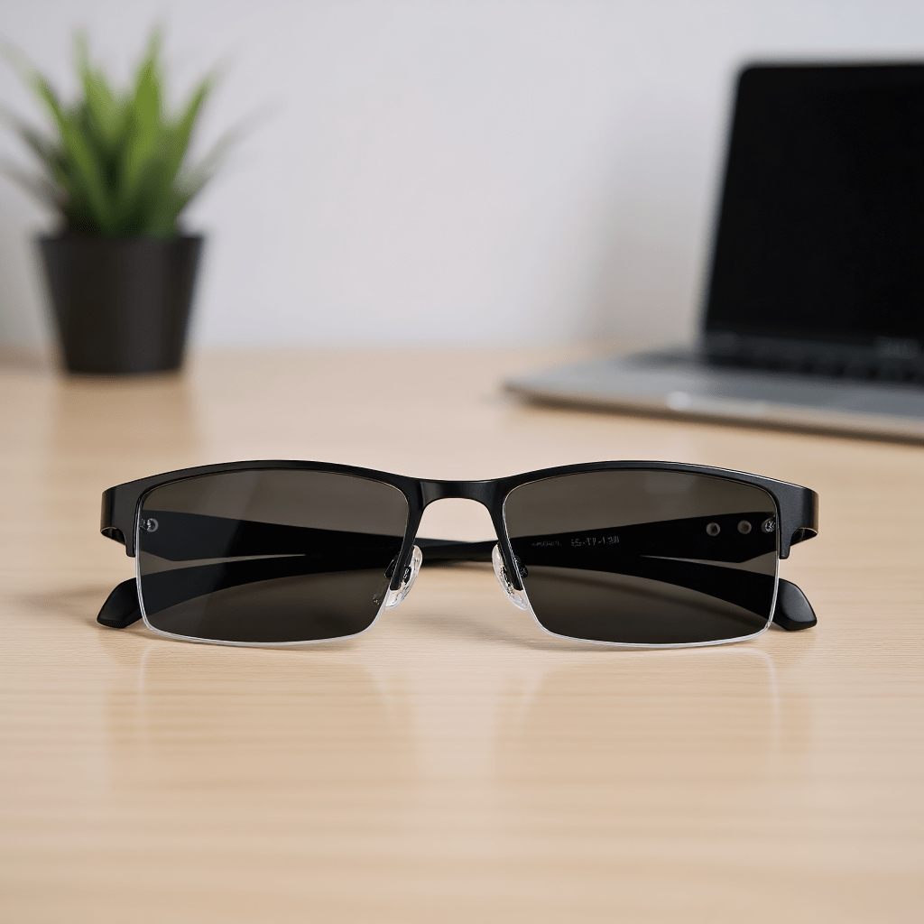 1 pack mens glasses non reading glasses with full rim frame lightweight durable metal frame photochromic lens for driving office Product details 0