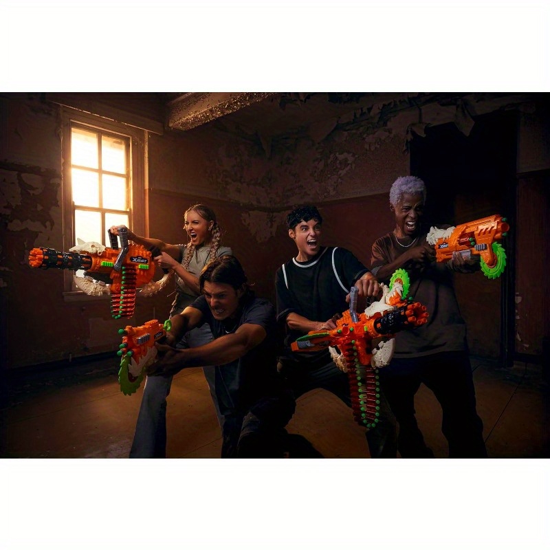 XShot XSHOT Insanity HorrorFire Reaper X Twin Pack by Zuru with 16 Darts Air Pocket Technology Darts and Dart Storage Outdoor Toy for Boys and Girls Teens and Adults