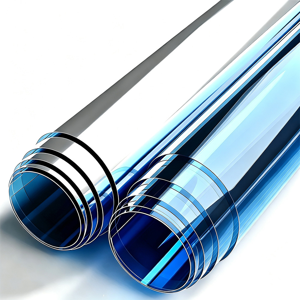 TEMU 2 Pack (2pcs) Static Cling Window Insulation Film Suitable For Home Bedroom Balcony Privacy , 1 Way Mirror Blocking Thermal Glare Suitable For,