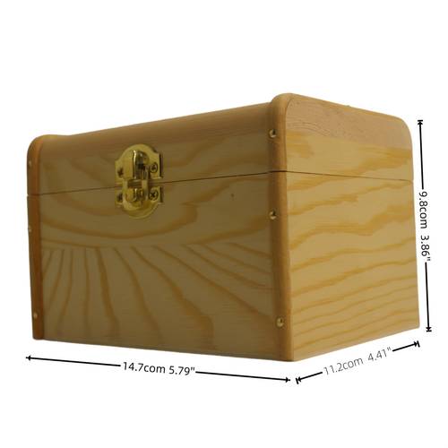 wooden storage box with lid like a blank paintable decorative box vintage lock storage cabinet suitable for home and office multifunctional organizer can store jewelry additions keys sewing supplies etc