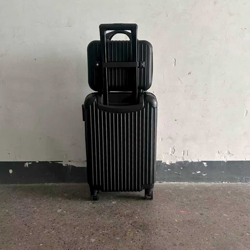 2pcs Suitcase Set 14-Inch & 20-Inch PC Hard Shell with Shockproof Design