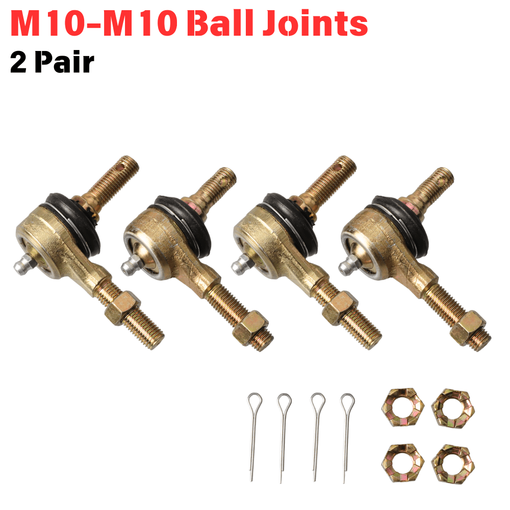 TEMU M10-m10 Tie Ball Fitting Long And Short Thread For China Electric Atv 50cc 110cc 150cc 200cc 250cc 300cc Buggy