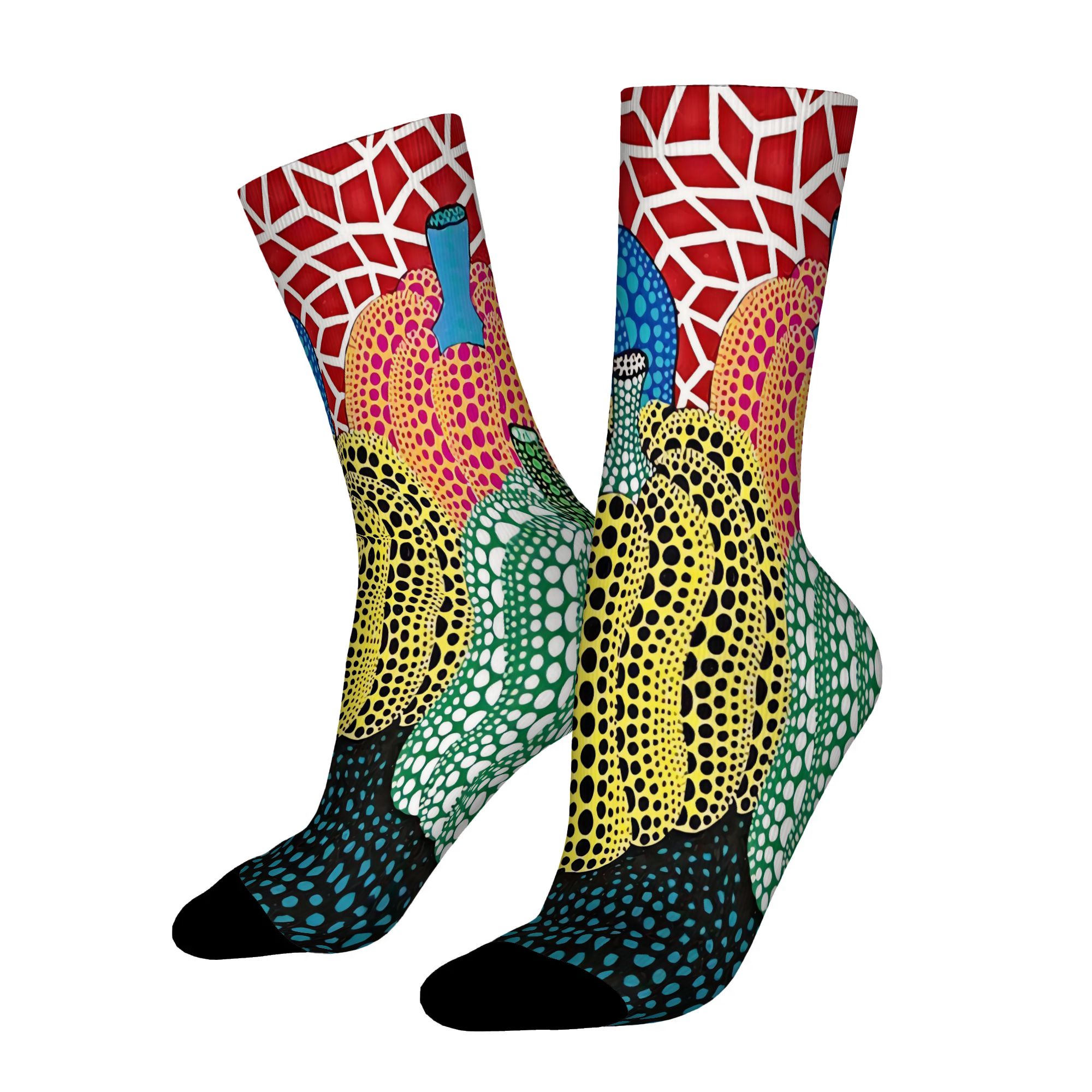 TEMU Socks Vintage Design Daily2d Print Design