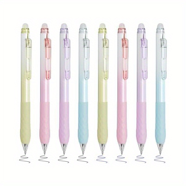 18pcs erasable gel pens, 4pcs blue & 4pcs black ink pens & 10pcs black refills, cute retractable pen with eraser, 0. 5mm fine point, for   puzzles ( blue), ink gel pens, cute pens bulk, pen, needle tip pens, fancy pen Product details 8