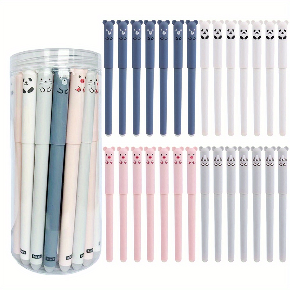 28pcs Set of Erasable Pens with Washable Handles