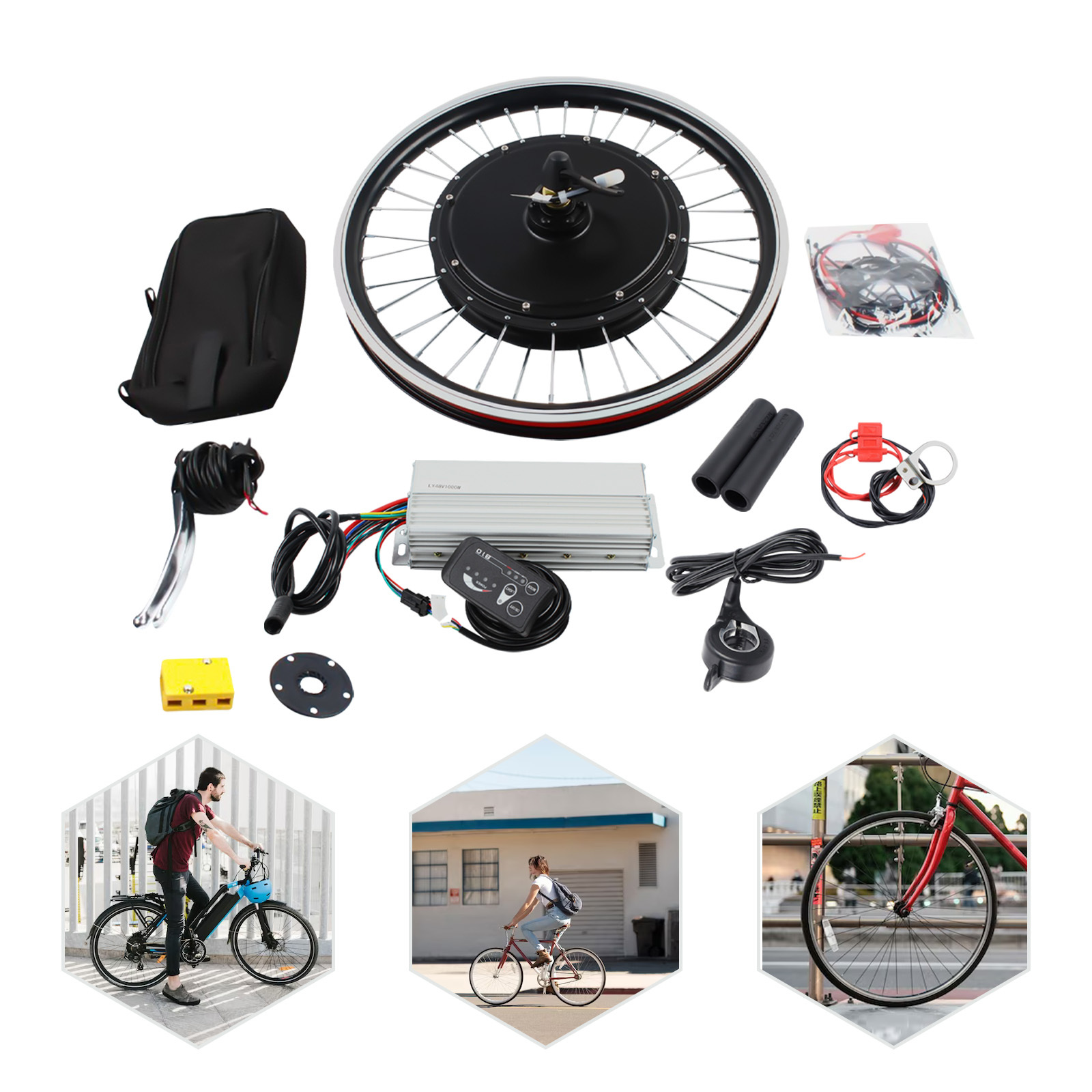 e bike bicycle front wheel conversion kit motor - Temu
