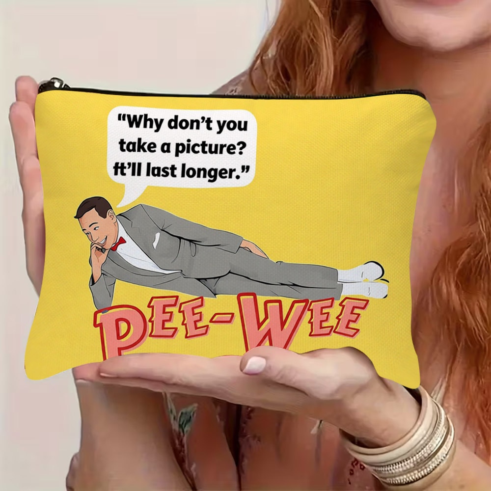 TEMU Sac à Cosmétique élégant 2D à impression plate Funny 80S 1980S, idéal pour les retouches quotidiennes et de voyage. Un sac compact qui complète