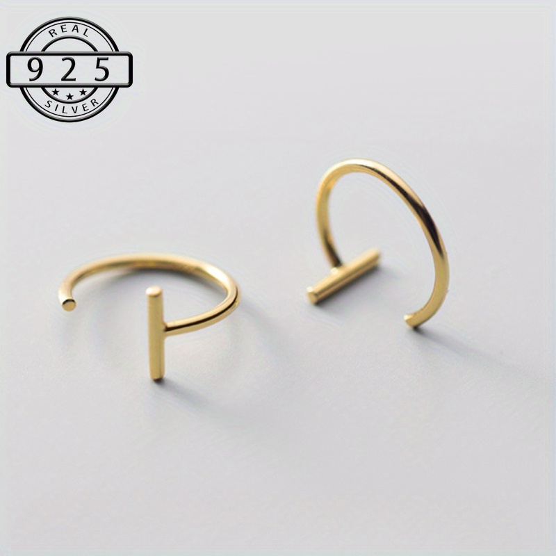 Tiny 925 Sterling Silver Hypoallergenic Stud Earrings