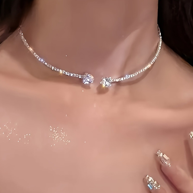 TEMU Collier élégant pour femmes - Tendance, parfait pour les fêtes, les banquets ou décontractés