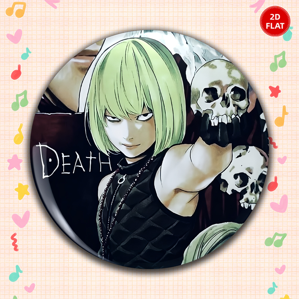 TEMU 2d Flat, 2d Flat - Classic Popular Style 1pc Men's Casual Round Brooch, Anime Cartoon Pin, Fashionable And Gorgeous Accessory, Unisex Badge,