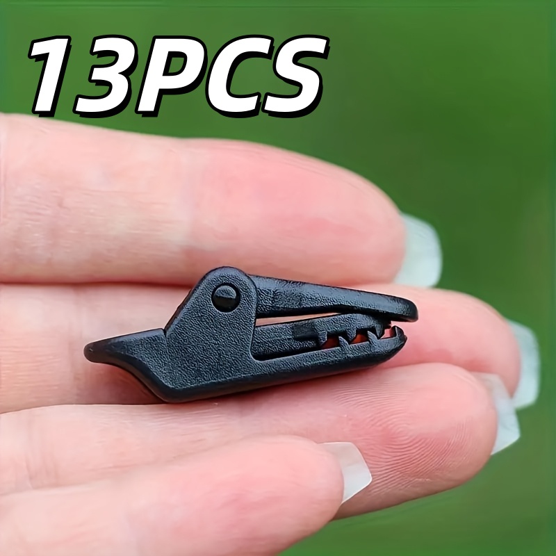TEMU Of 13pcs, For Multi-tent And Group Camping Use Firm Locking Structure Tightly Holds Tent Fabric, Block And Prevent Flapping Compact Lightweight