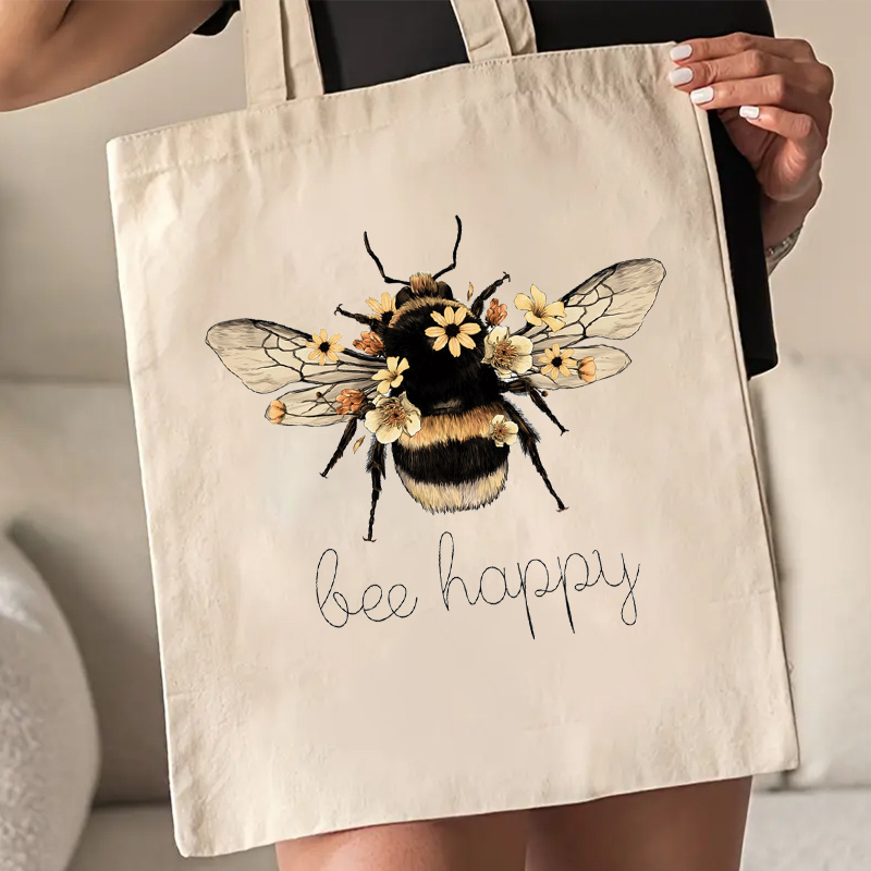 E-shop Tote Bag mit Aufdruck für Damen, stilvoll und lässig, Unisex, Strandhandtasche, Schultertasche