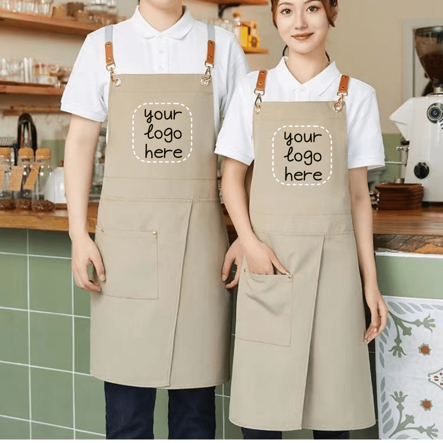 TEMU 1 Delantal de Calidad con Impresión Personalizada /Texto, Tirantes Ajustables – Resistente para Cocinar, Asar y Manualidades - Diseño a Medida