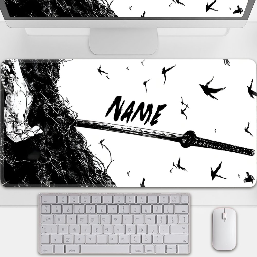 Custom Text Mouse Pad - Giant Size