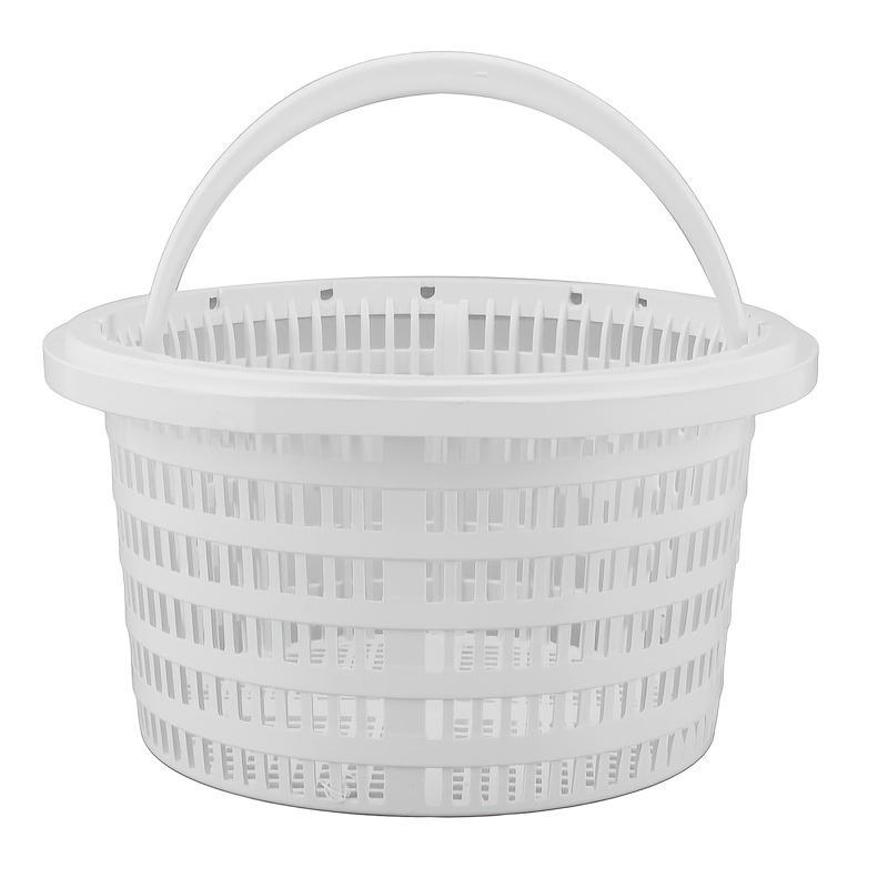 TEMU Cesta de limpieza para piscinas de resistencia - Tamaño grande con asa y bolsa de bomba reemplazable, adecuada para limpiadores de piscinas,