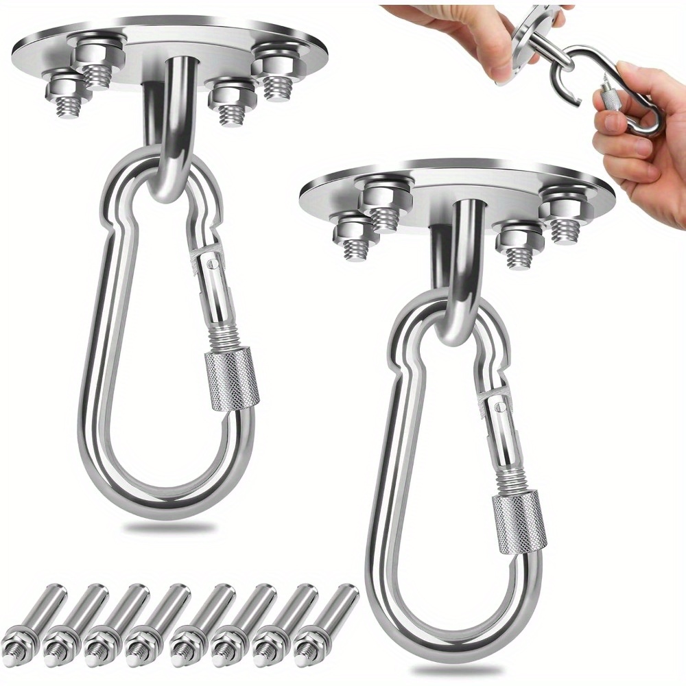 ceiling hook bracket rotating hammock attachment suspension Temu