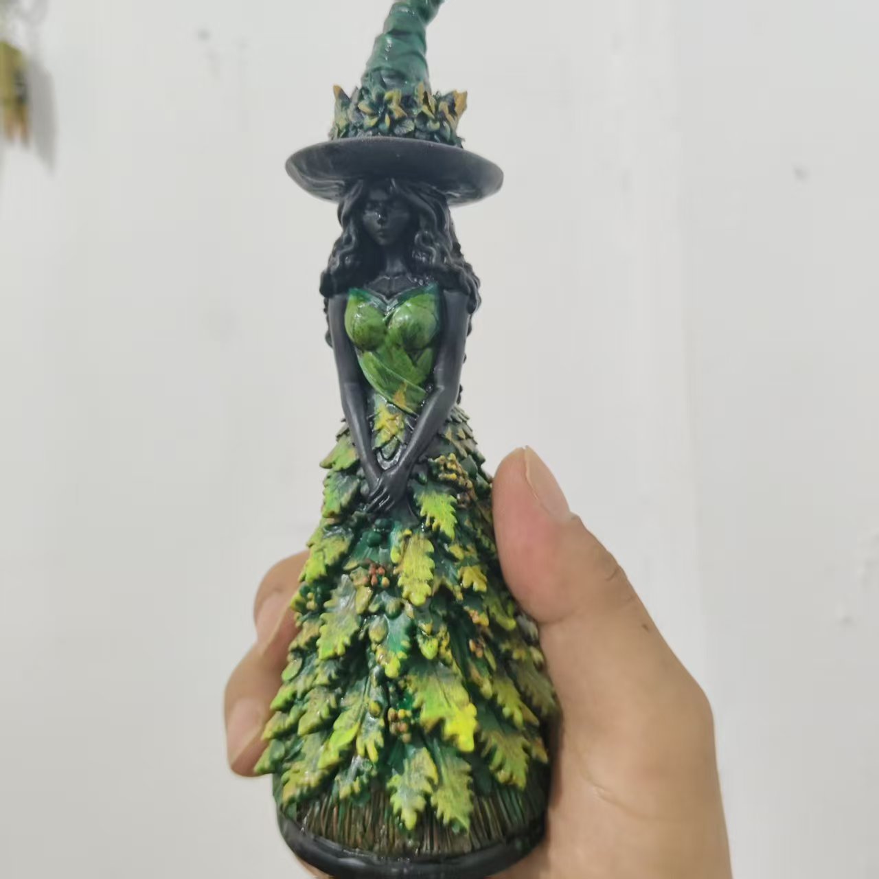 TEMU Nouveau produit transfrontalier : Figurine de sorcière automnale enchantée, pour Halloween
