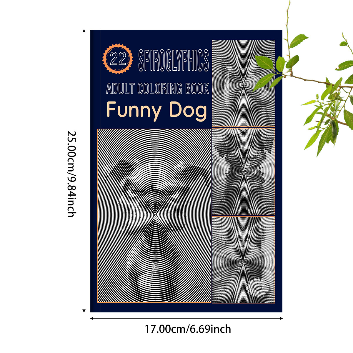 Image of 1pc, Humorous Dog Coloring Book: A Unique Coloring Book Featuring A Single Color For Adult Relaxation And Stress Relief - 20 Mysterious To For A Coloring Experience