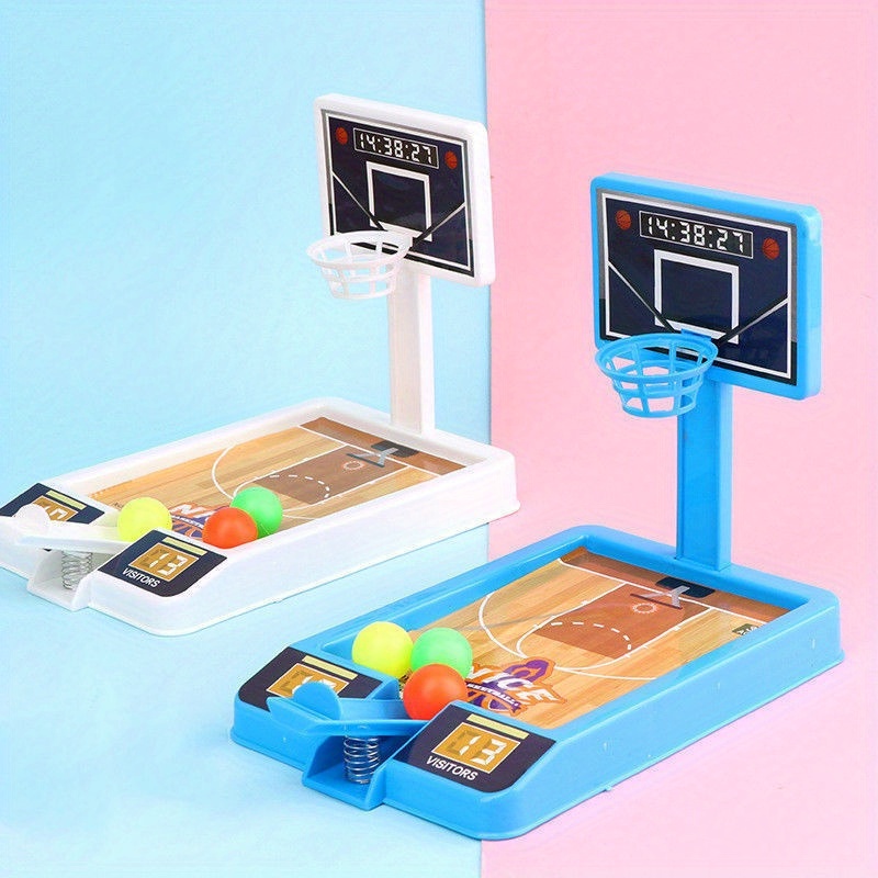 TEMU Mini Ball Shooting Game, Hand Basketball Toys, Desktop Puzzle Shooting Game For Boys Girls