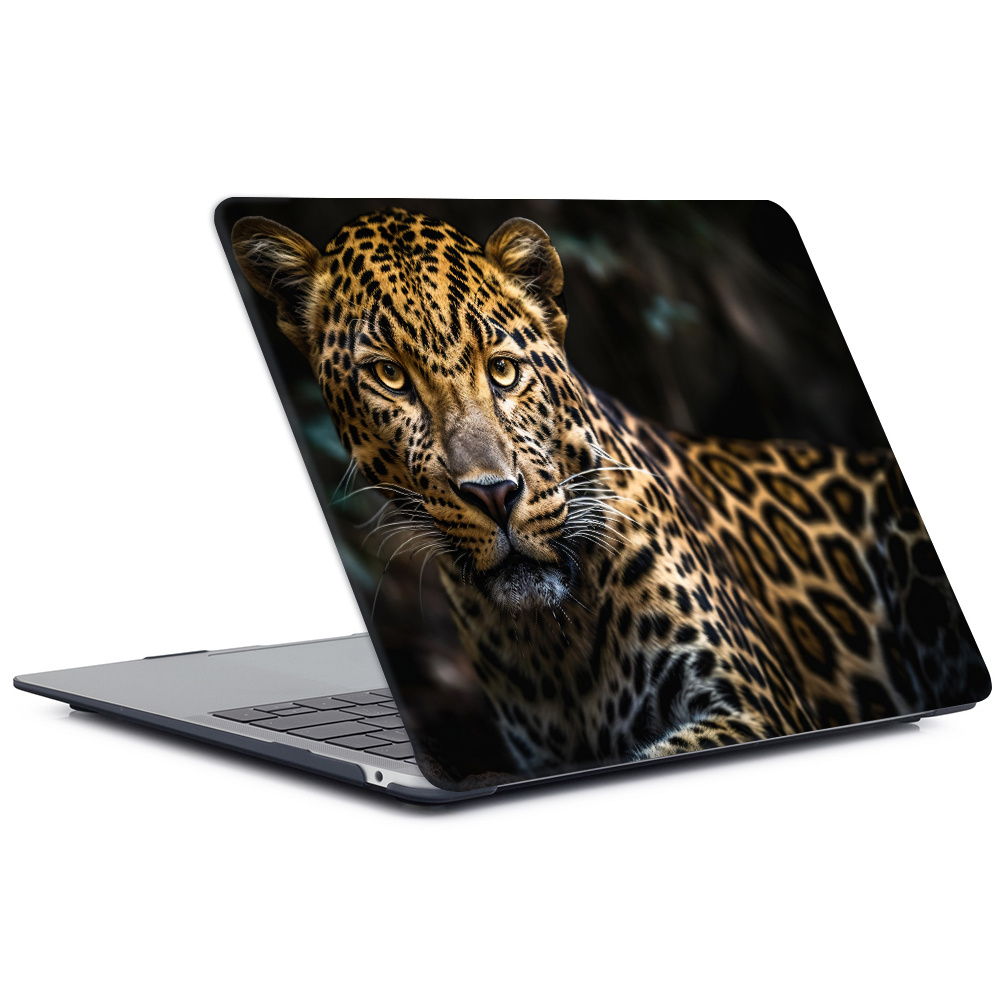 Leopard Print Laptop Case for MacBook Air 15, Hard Shell