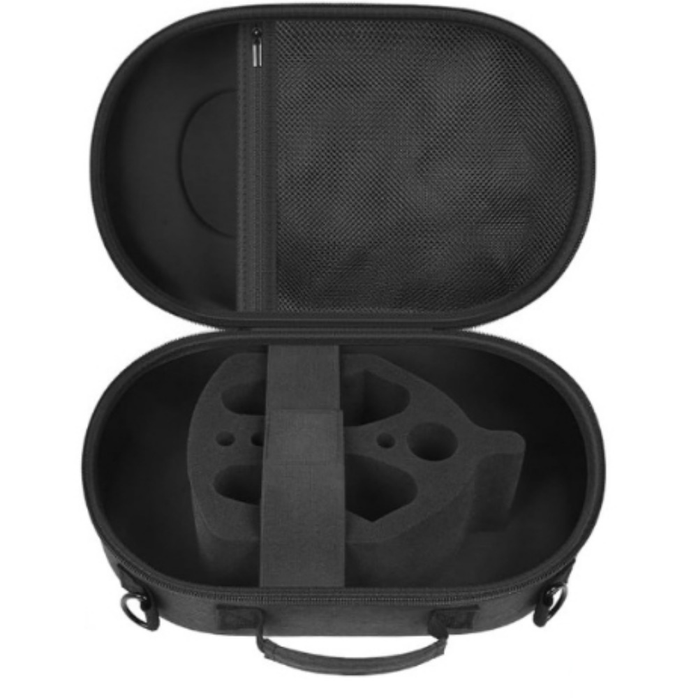 TEMU Oppbevaringskoffert designet for 3 og Oculus Quest 3S virtual reality-headset, inkludert plass for Elite Strap, for touch-kontrollere og