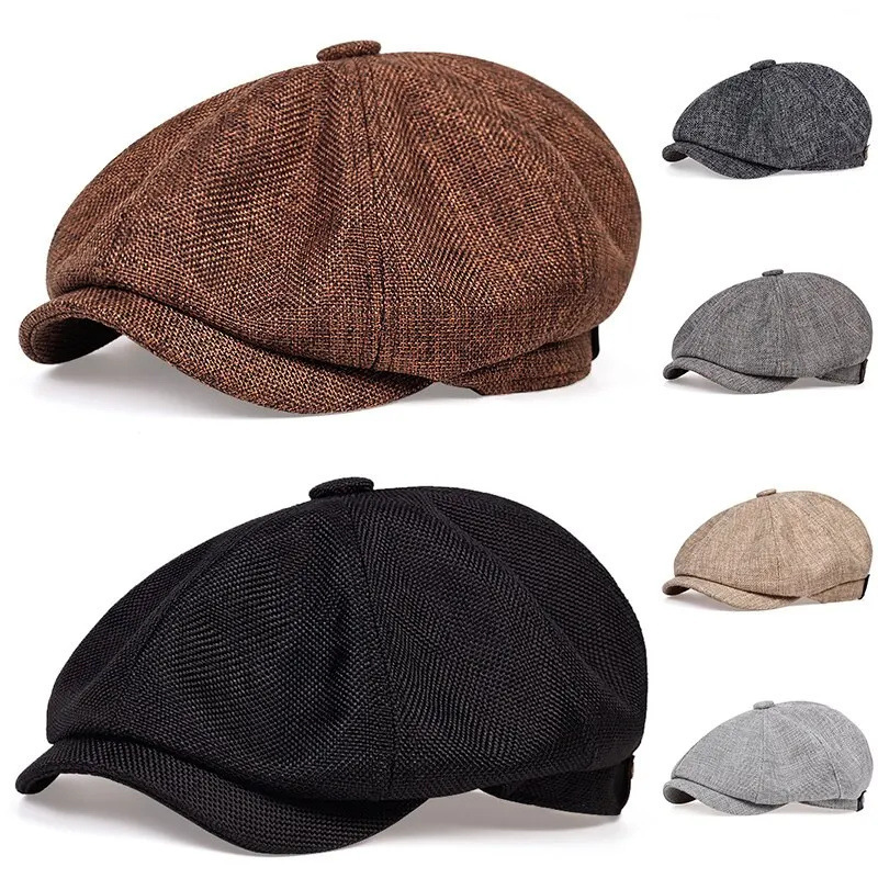 mens vintage beret cap breathable retro newsboy painter hat suitable for   wear ethnic   cap with for daily use suitable for studio