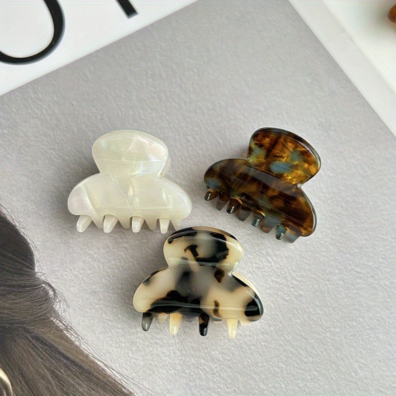 Image of 3pcs Set Of Women's Retro Temperament Tortoiseshell Small Hair Clips For Women's Half-tie Princess Hairstyle Hair Clips 2025 New Versatile Hairpins Hair Additions For Daily Use