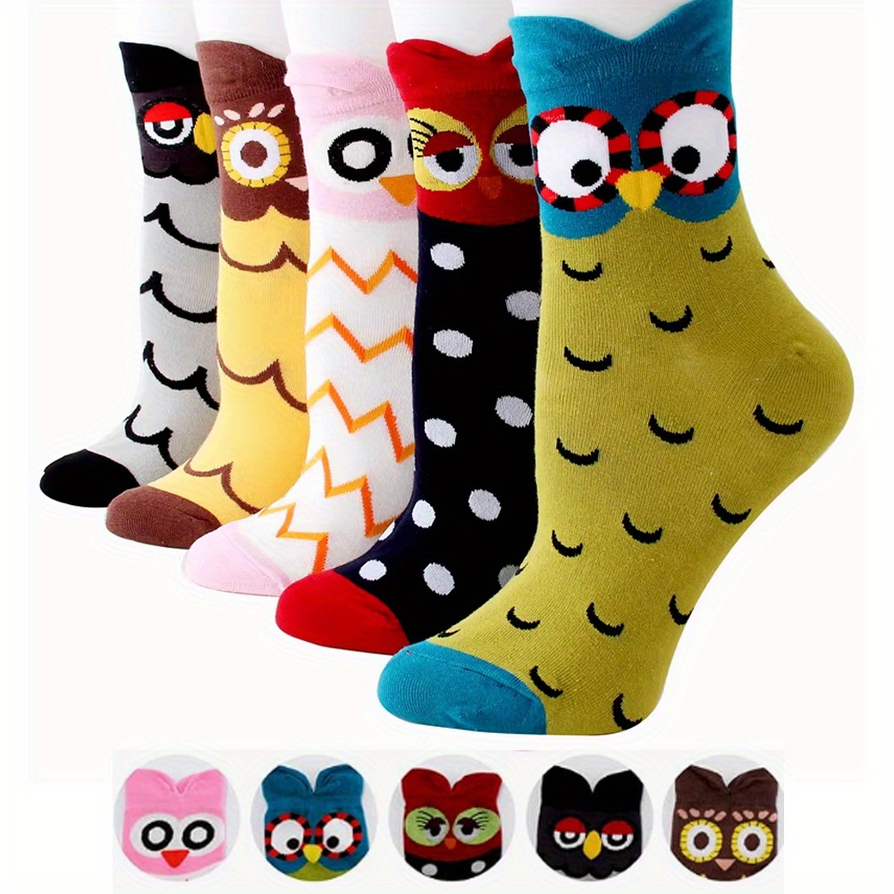 

Women's - 5 Polyester Cat, Dog, Owl , Mix,