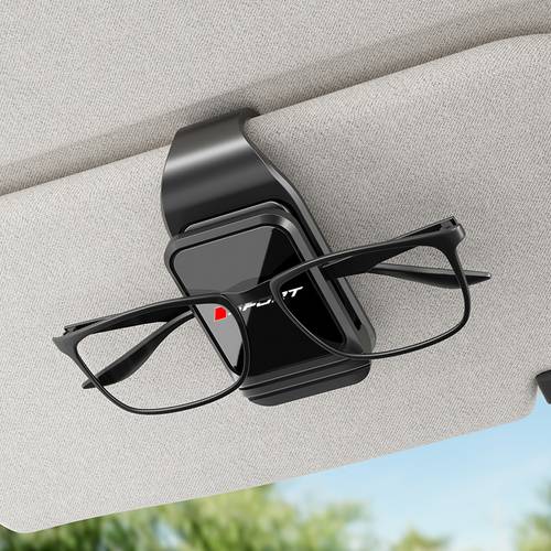 quebra-sol de carro estilo aprimorado com clipe de armazenamento para óculos da moda pretos, abrir por , espuma para proteger as lentes