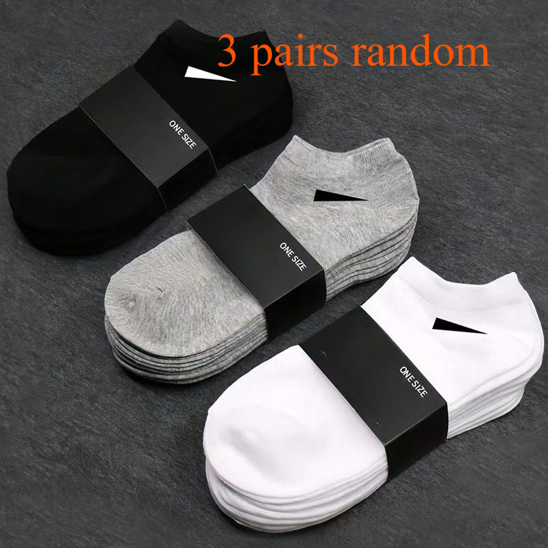 TEMU 3-pair Random Color (/white/gray) Men' & Women' Boat Socks - Thin Summer Short Ankle Socks Suitable For, Sneakers, Casual Wear, Boat - Solid