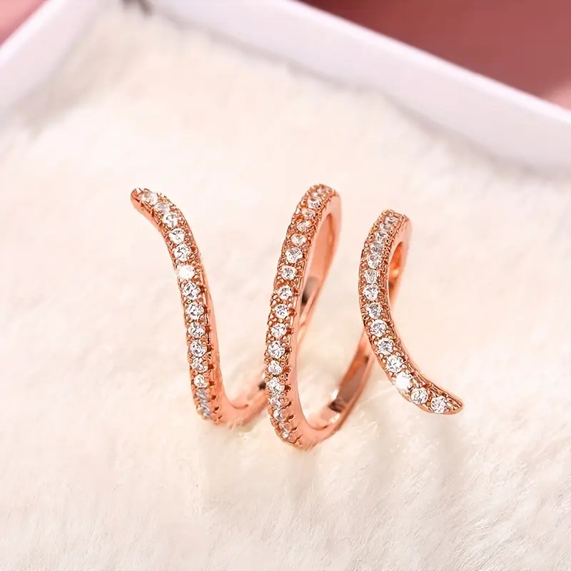 Personality Twist Adjustable Opening Ring
