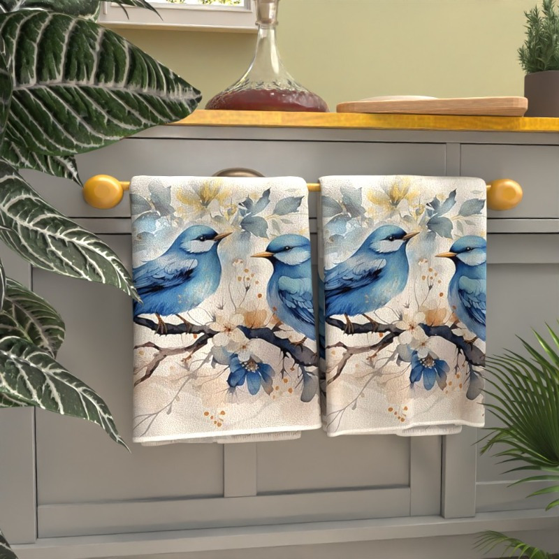 

2pcs Towels, 18x26 Inches, Contemporary Polyester Kitchen/bathroom/gym Towels, Machine Washable, Woven, Themed, Super Soft, Quick-dry, Multi- Decor