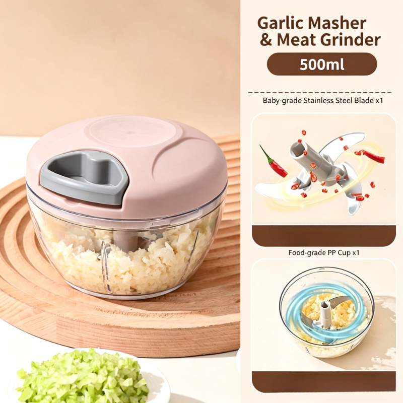 Professional-Quality Garlic Chopper for Fast Chopping