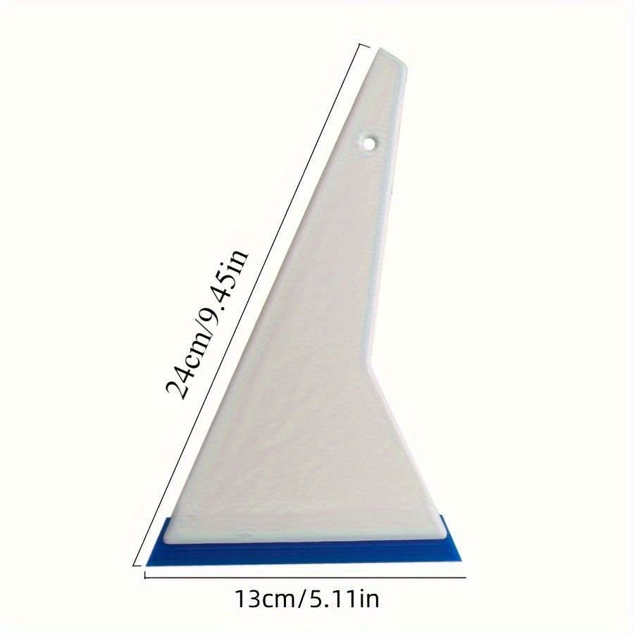 TEMU Professional Triangular Cow Bone Scraper Tool For Car Film Application - Water Driven, Squeezing, Scraping, And Removal