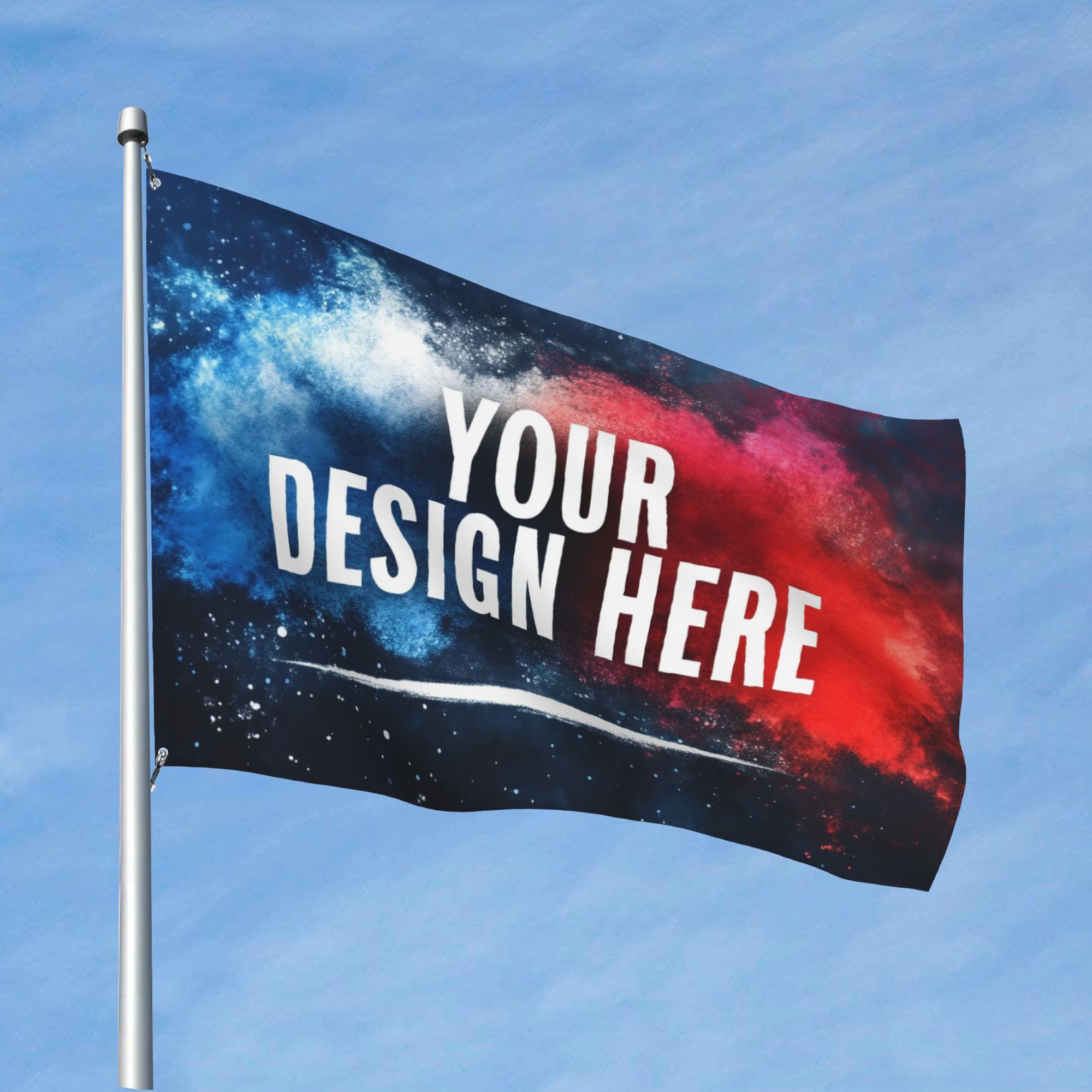 TEMU 2d Flat, Custom 2d Single-sided Flags, Personalized With Images, Patterns, And Logos. Print Your Text/photos/ Vibrant Colors. Portable And