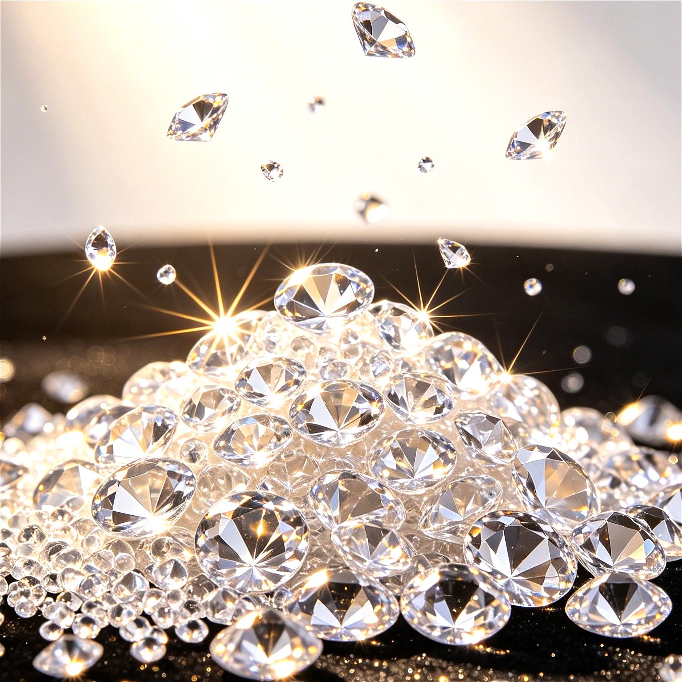 TEMU 4113pcs Sparkling Transparent Acrylic Diamonds Suitable For Home Decor, Wedding Centerpieces, Vase Fillers, Floating Candles, Table - Fake For