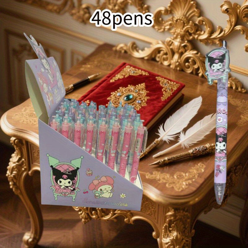 48 pens ballpoint pens suitable for all     school supplies for girls adorable pencils cute mechanical pencils for   pen for   stationery for   items for   pencil for   for   items   products kawaii stuff zb88 Product details 2