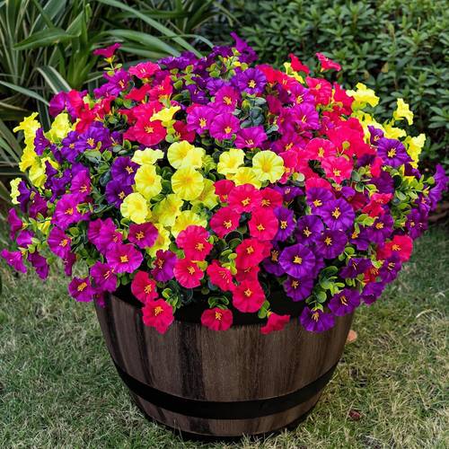 16 valentines day themed artificial flower bouquets full eucalyptus leaves and realistic multi and match romantic vase design designed to create a romantic atmosphere for balcony flower boxes