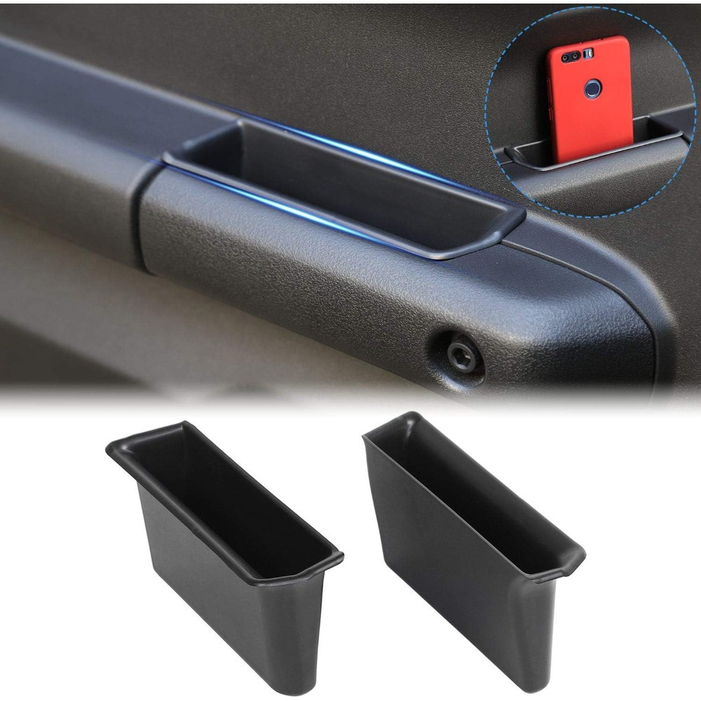 TEMU Multi-pocket, -compatible Car Door Organizer - Compact Storage Tray For Jb64 & Jb74 Models, Durable Plastic