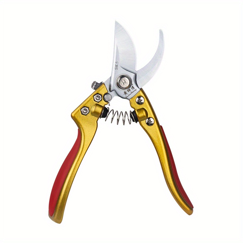 1pc Japanese High Carbon Sk5 Steel Fruit Tree Pruning Shears Professional Garden Scissors, Pruning Scissors, Bonsai Gardening Scissors - Durable, No , Tools