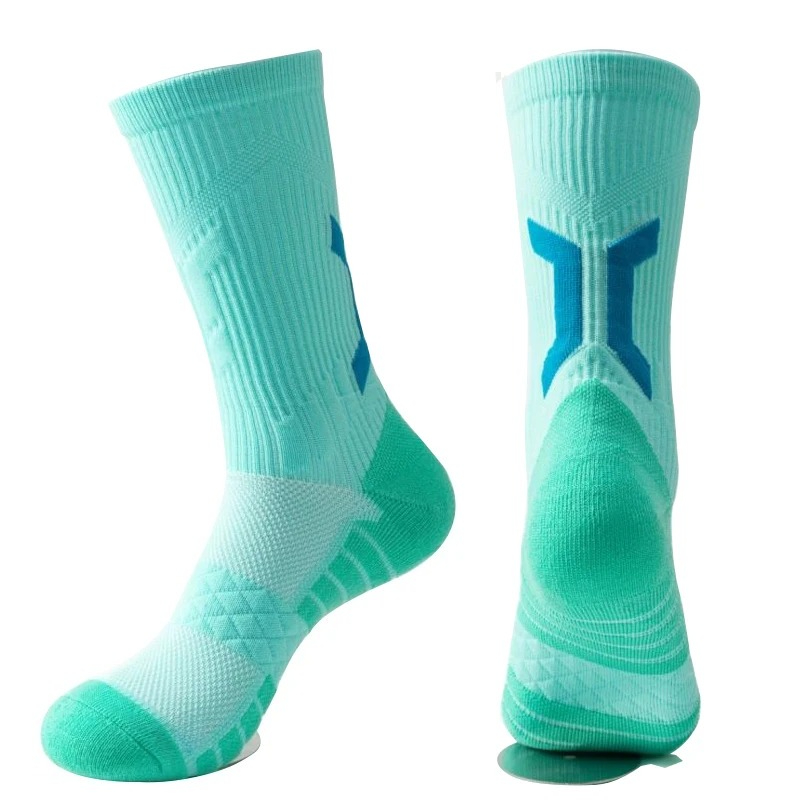 TEMU Un par de calcetines de baloncesto para hombre de calidad, engrosados para resistencia a la presión, absorción de impactos y antideslizantes,